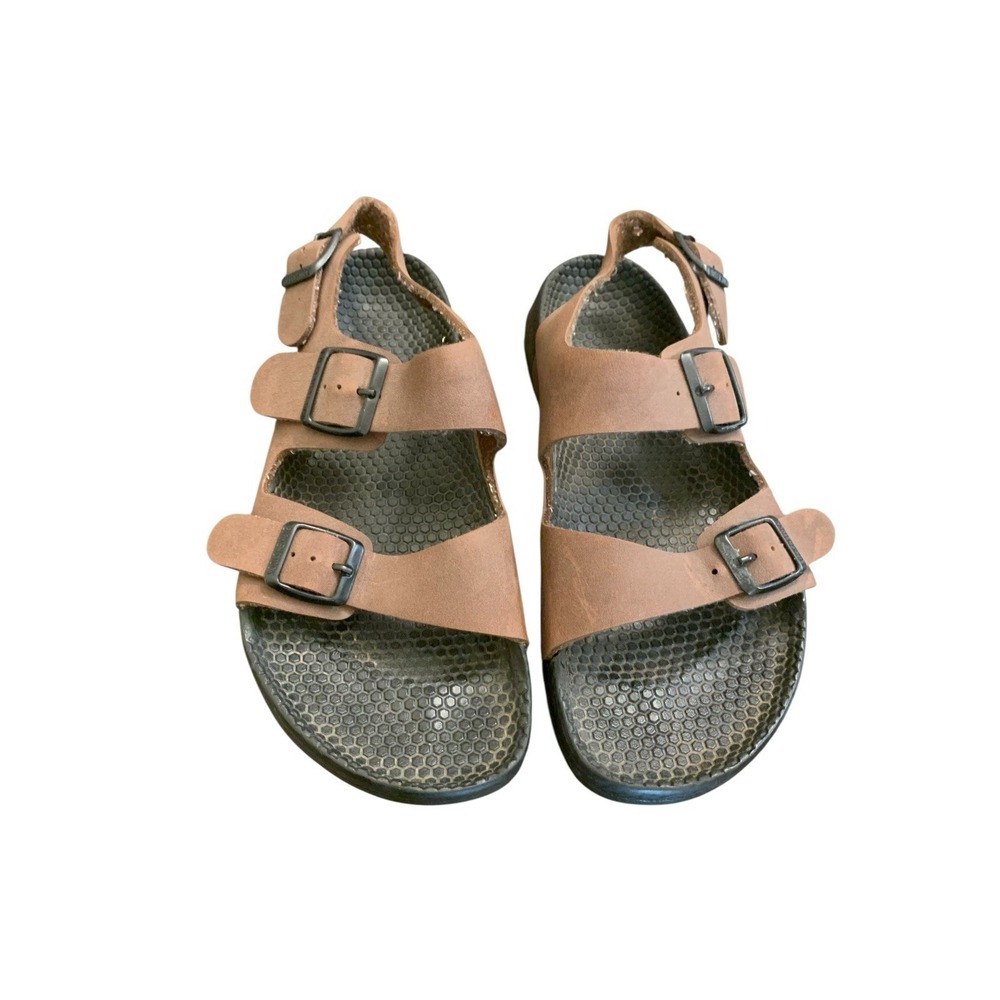 Birkenstock Milano Sling Back Double Strap Sandals Medium Brown 8 / W 10 / Eu 41